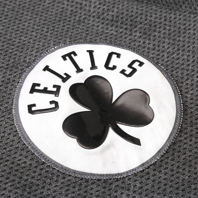 Kit Giacca a Zip con Cappuccio+Tuta NBA Grigia Celtics 2021/22