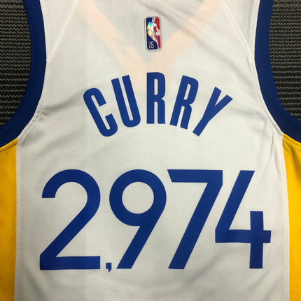 Maglia NBA Golden State WarriorsBianca “Stephen Curry Special Edition #2974” City Edition 2021/22