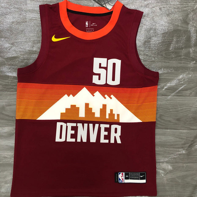 Maglia NBA Rouge Denver Nuggets 2021/22