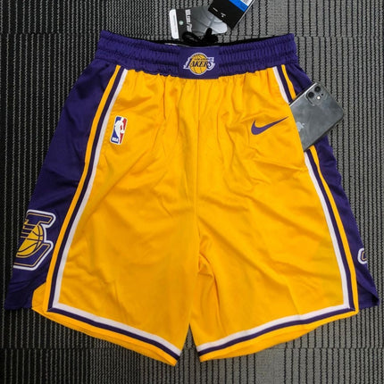 Pantaloncini NBA Gialli-Viola Lakers ICON EDITION 2020/21