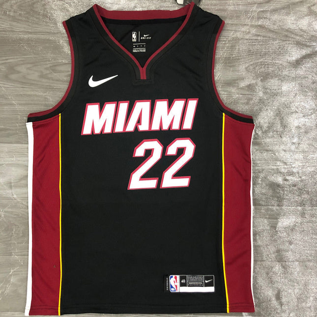 Maglia NBA Nera-Rossa Miami Heat 2021/22