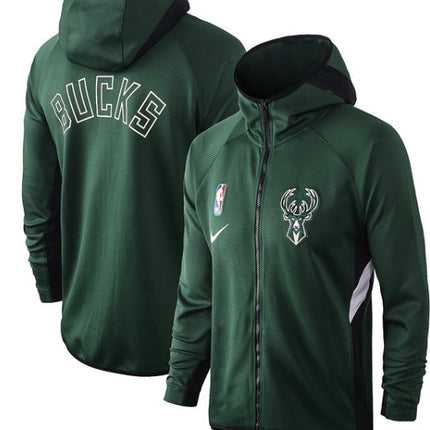 Giacca a Zip con Cappuccio NBA Milwaukee Bucks 2021/22