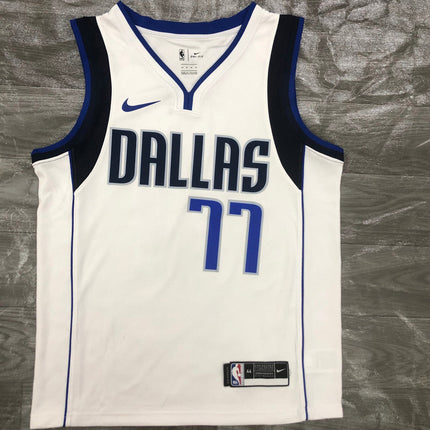 Maglia NBA Bianca Mavericks Dallas 2021/22