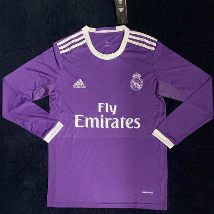 Maglia Retro a Maniche Lunghe Real Madrid Trasferta 2016/17