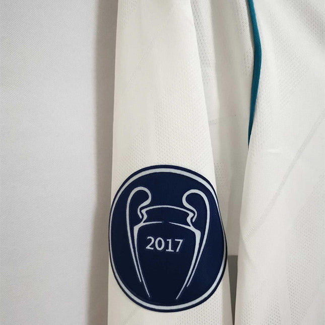 Maglia Retro a Maniche Lunghe Real Madrid Home 2017/18