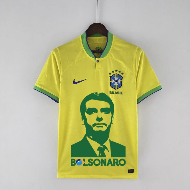 Maglia Brasile Home Special Edition Bolsonaro 2022/23 (Nazionali)