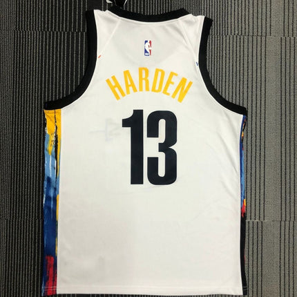 Maglia NBA Bianca “BKLYN” Brooklyn Nets 2021/22