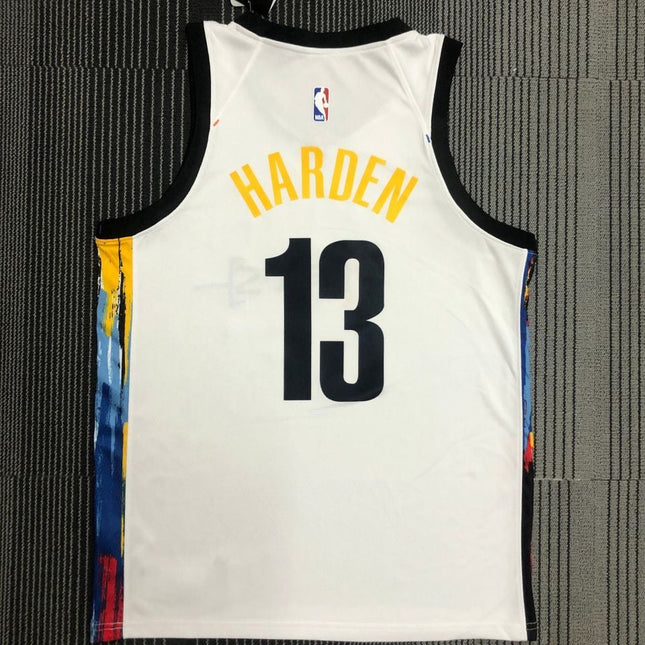 Maglia NBA Bianca “BKLYN” Brooklyn Nets 2021/22