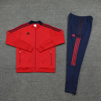 Kit Giacca a Zip + Tuta Adidas Rossa REPLICA