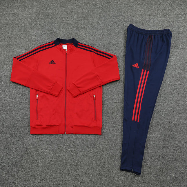 Kit Giacca a Zip + Tuta Adidas Rossa REPLICA