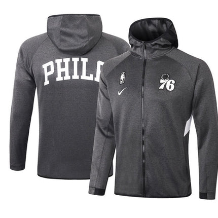 Giacca a Zip NBA con Cappuccio Philadelphia 76ers 2021/22