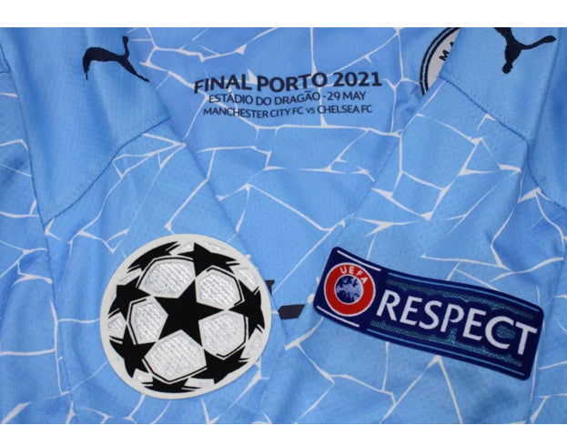 Maglia Retro Manchester City Home 2020/21 Special Edition “ Finale Champions League Porto 2021”