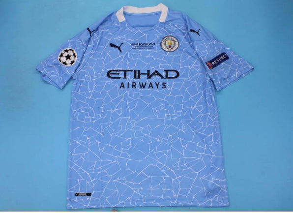 Maglia Retro Manchester City Home 2020/21 Special Edition “ Finale Champions League Porto 2021”