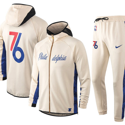 Kit Giacca a Zip con Cappuccio NBA Philadelphia 76Ers 2021/22