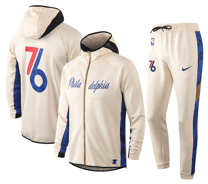 Kit Giacca a Zip con Cappuccio NBA Philadelphia 76Ers 2021/22