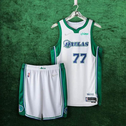 Kit NBA Maglia + Pantaloncini Mavericks Dallas City Edition 2021/22