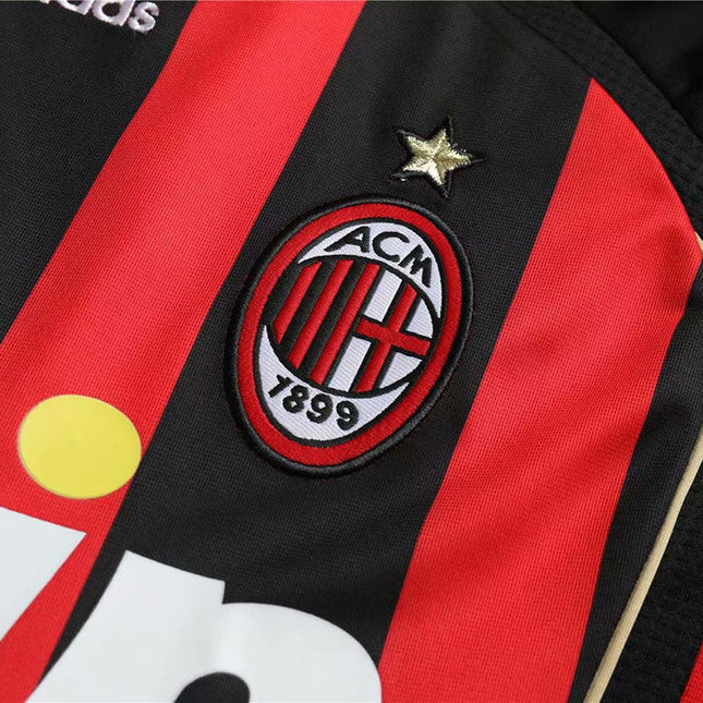 Maglia a Maniche Lunghe Retro Milan Home 2006/07