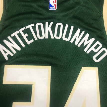 Maglia NBA Verde Milwaukee Buks 2021/22