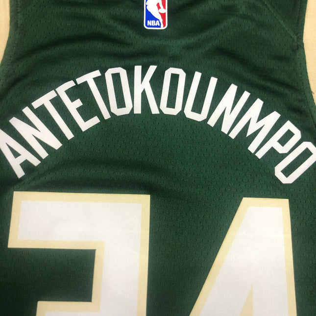 Maglia NBA Verde Milwaukee Buks 2021/22