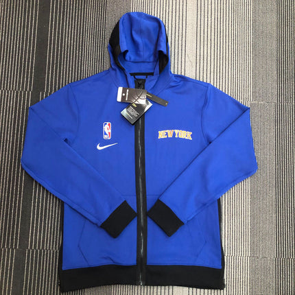Giacca a Zip con Cappuccio NBA Viola New York Knicks 2021/23