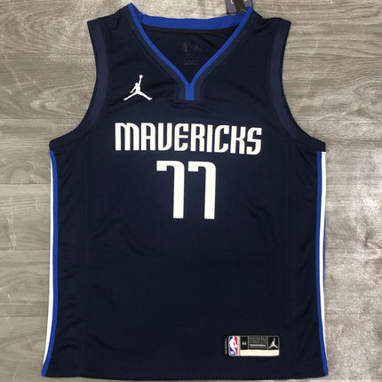 Maglia NBA Nera Mavericks Dallas 2021/22