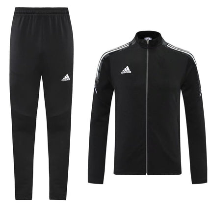 Kit Giacca a Zip + Tuta Adidas Nera REPLICA