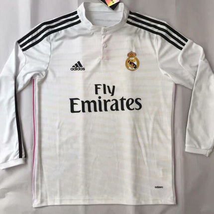 Maglia Retro a Maniche Lunghe Real Madrid Home 2014/15