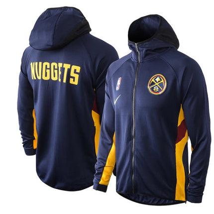 Giacca a Zip con Cappuccio NBA Denver Nuggets 2021/22