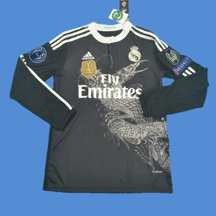 Terza Maglia Retro a Maniche Lunghe Real Madrid 2014/15
