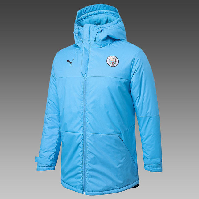 Giubbotto Invernale Azzurro Manchester City