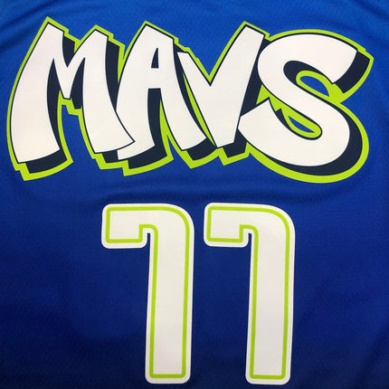 Maglia NBA “MAVS” Blu Mavericks Dallas 2021/22