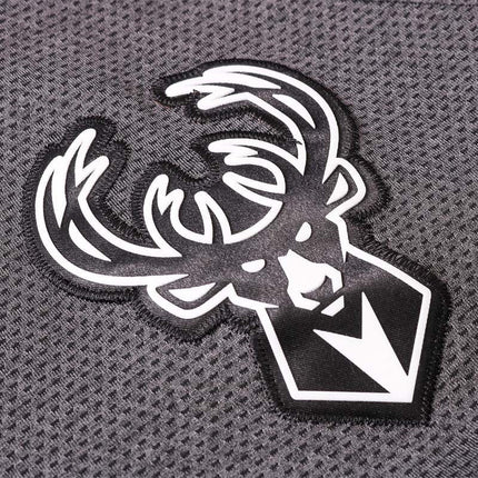 Kit Giacca a Zip con Cappuccio Grigia NBA Milwaukee Buks 2021/22