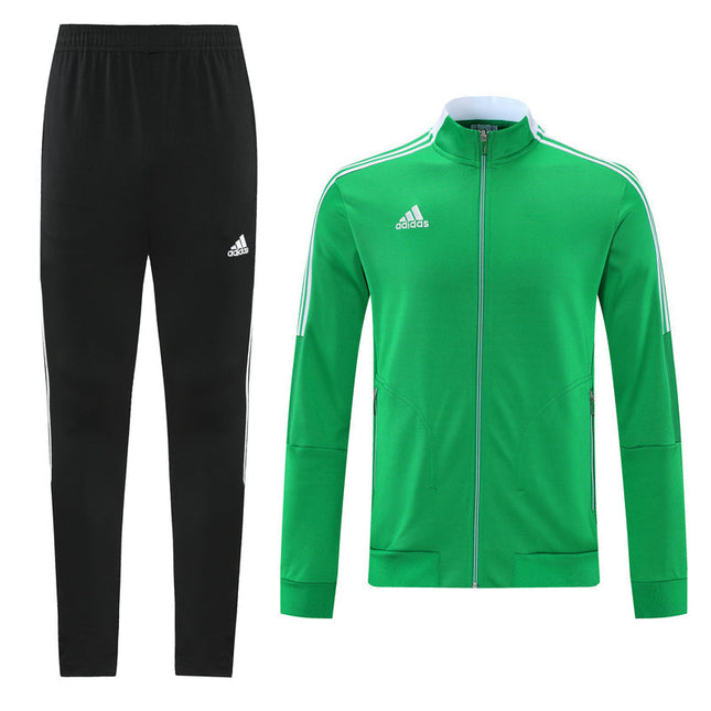 Kit Giacca a Zip + Tuta Adidas Verde REPLICA