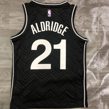 Maglia NBA Nera Brooklyn Nets 2021/22