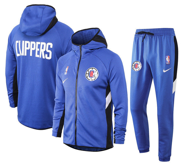 Kit Giacca a Zip con Cappuccio NBA LAClippers 2021/22