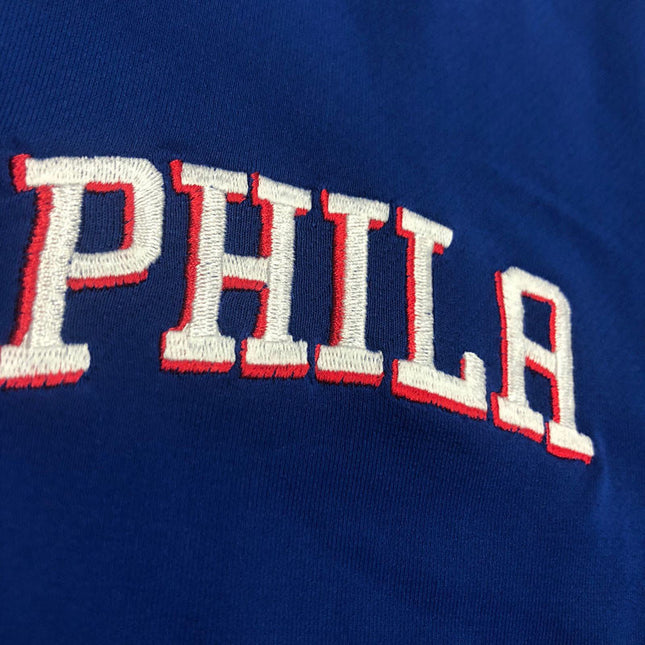Giacca a Zip con Cappuccio Blu NBA Philadelphia 76ERS 2021/22