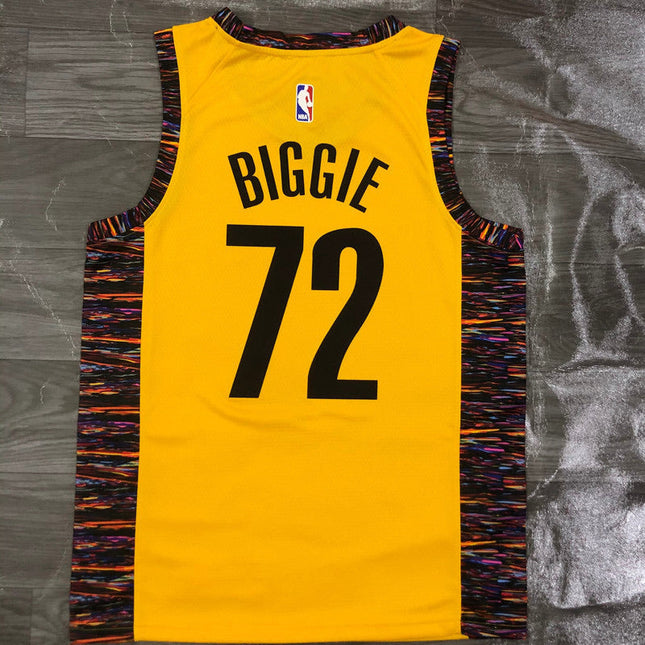 Maglia NBA Gialla “BED-STUY” Brooklyn Nets 2021/22