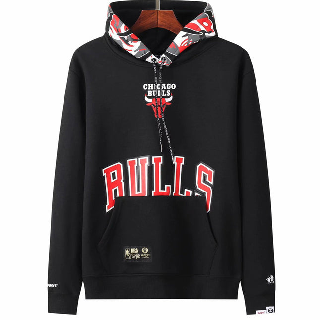 Felpa NBA Nera Chicago Bulls 2021/22