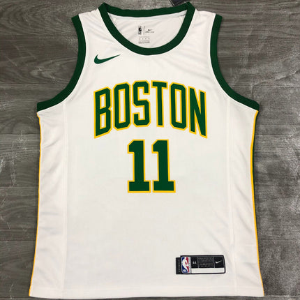 Maglia NBA Bianca-Gialla-Verde Celtics 2021/22