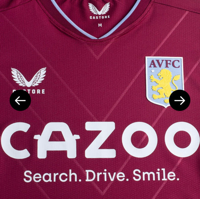 Maglia Aston Villa Home 2022/23 ( con Taglia XXXL e Taglia Bambino )
