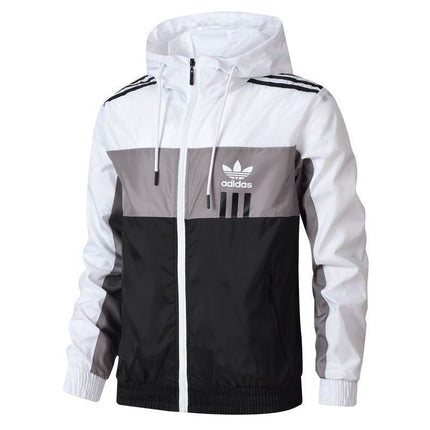 Giacca a Zip con Cappuccio Adidas Bianca 2021/22 REPLICA