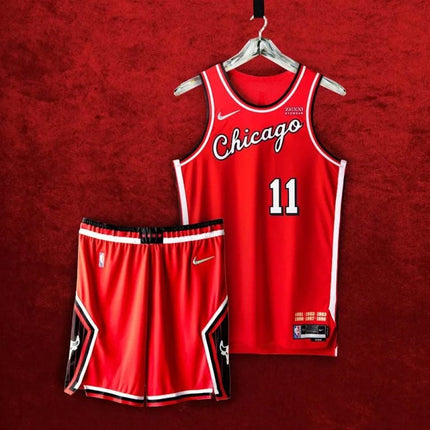Kit NBA Maglia + Pantaloncini Chicago Bulls City Edition 2021/22