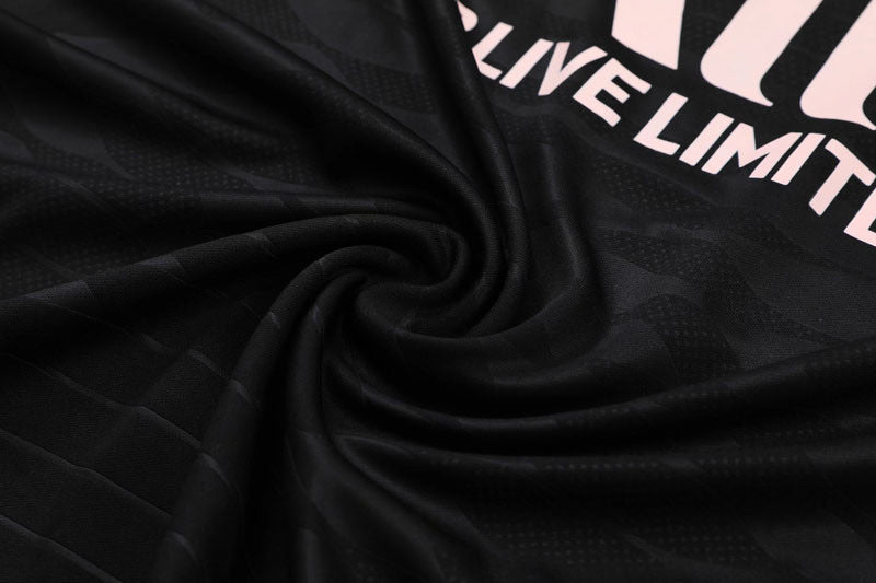 Kit Felpa + Tuta Nero-Rosa PSG 2021/22