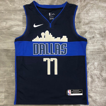Maglia NBA Nera Mavericks Dallas 2021/22