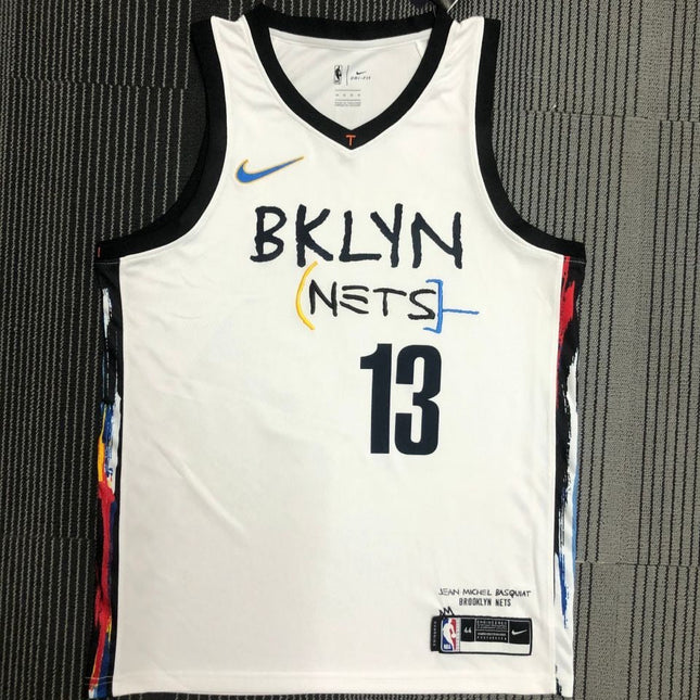 Maglia NBA Bianca “BKLYN” Brooklyn Nets 2021/22