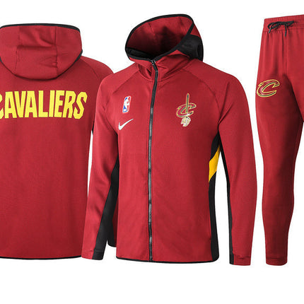 Kit Giacca a Zip con Cappuccio + Tuta NBA Cleveland Cavaliers 2021/22