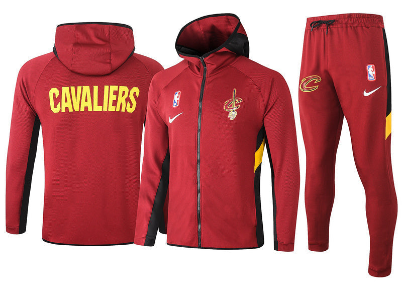 Kit Giacca a Zip con Cappuccio + Tuta NBA Cleveland Cavaliers 2021/22