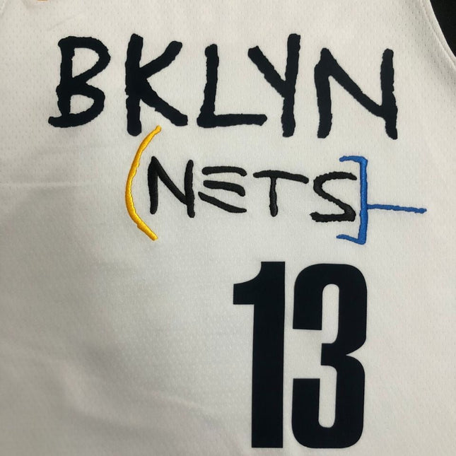 Maglia NBA Bianca “BKLYN” Brooklyn Nets 2021/22