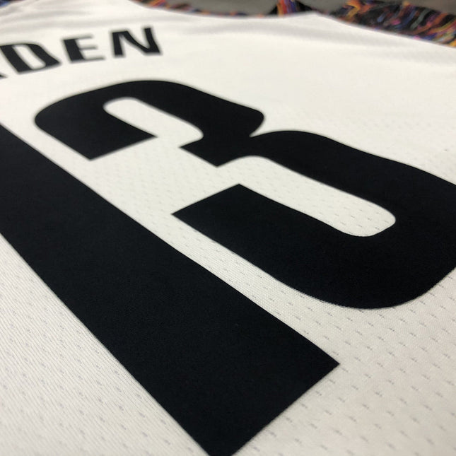 Maglia NBA Bianca “BED-STUY” Brooklyn Nets 2021/22