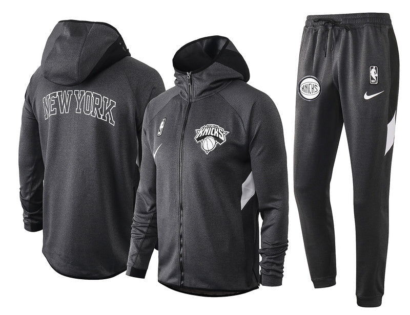 Kit Giacca a Zip con Cappuccio + Tuta NBA New York Knicks 2021/22